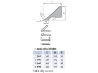 Ohýbačka plechu MSBM 2020-25  elektrická